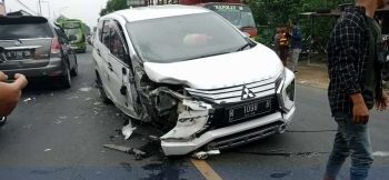 Empat Mobil dan Dua Motor Terlibat Kecelakaan Beruntun di Banjarnegara