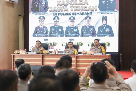 Kapolda Jateng Beri Apresiasi Kinerja All Out Polres Semarang di