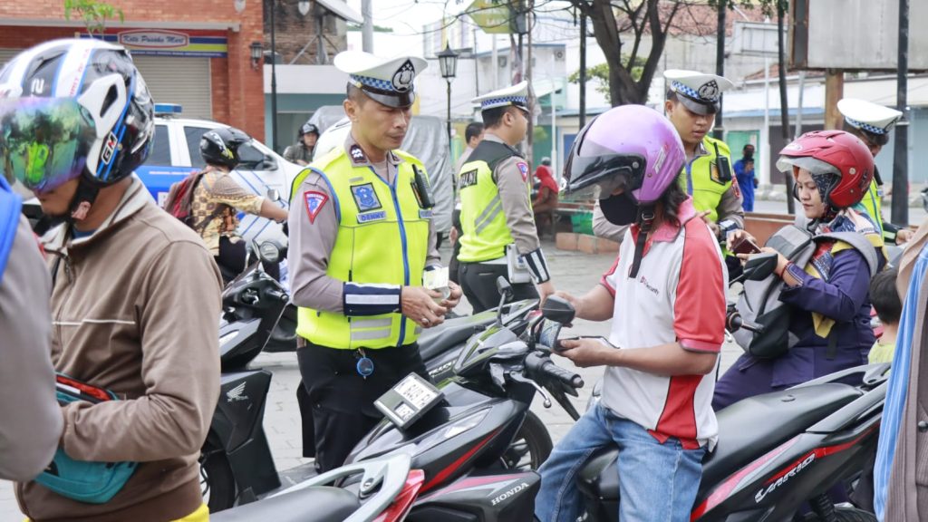 Satlantas Polres Rembang Jaring 267 Pelanggar saat Razia KRYD